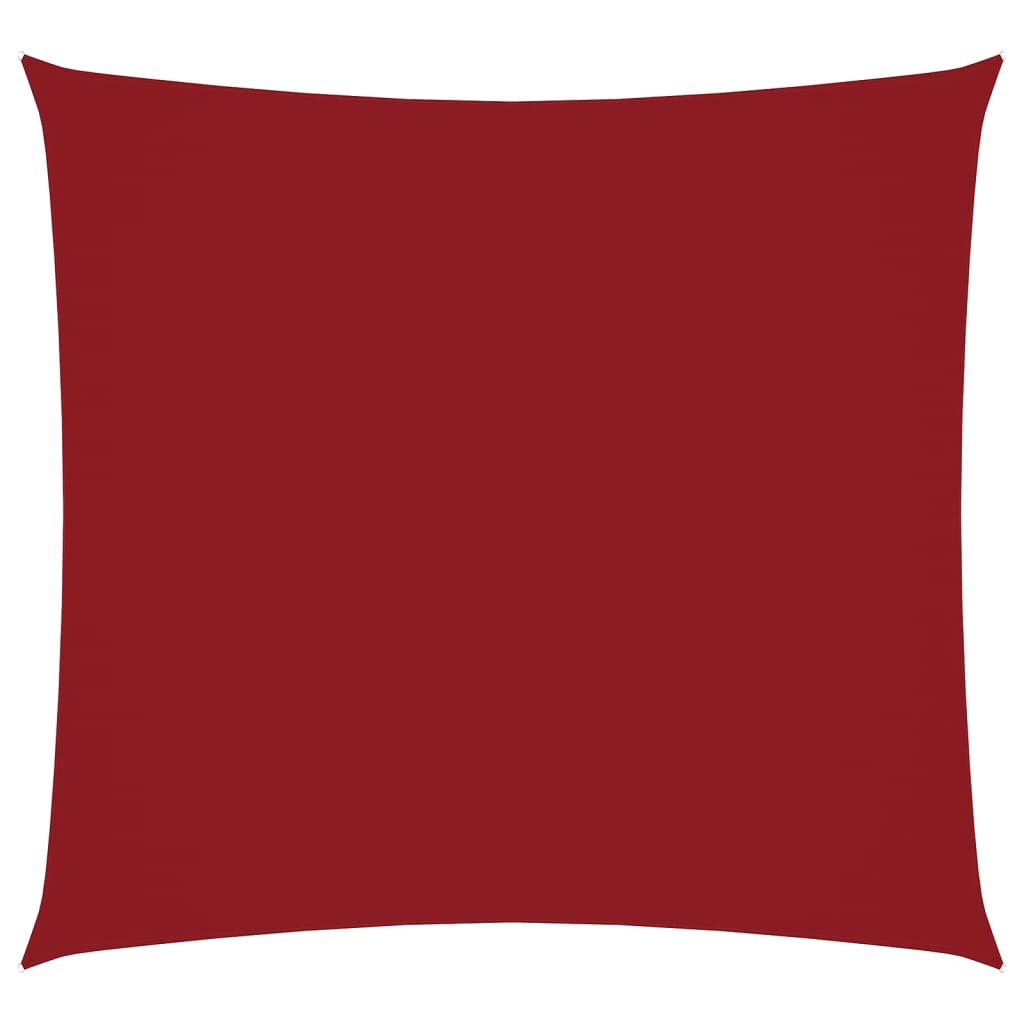 Schaduwdoek vierkant rood waterdicht oxford stof