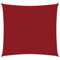 Schaduwdoek vierkant rood waterdicht oxford stof