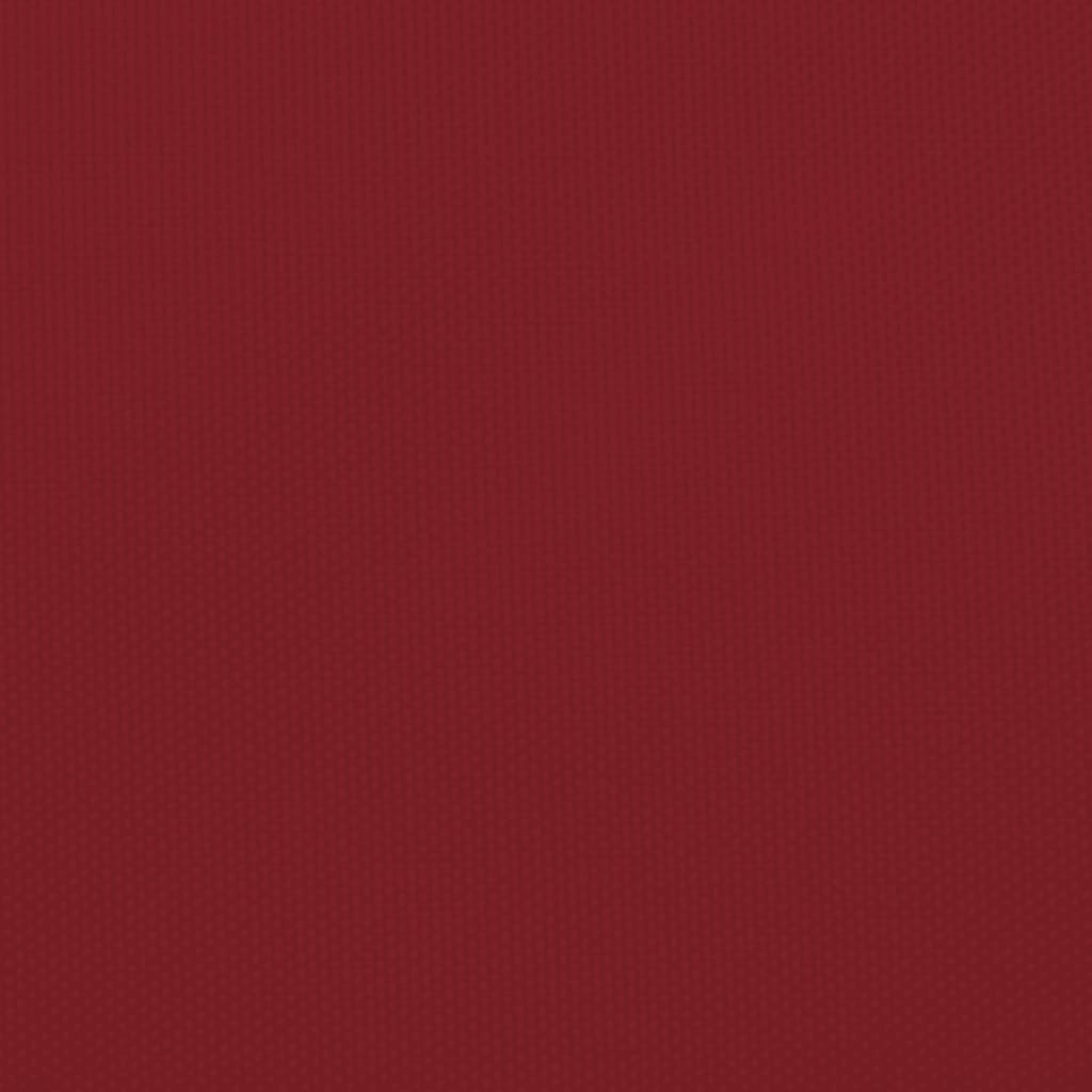 Schaduwdoek rechthoekig rood waterdicht oxford stof detail 8