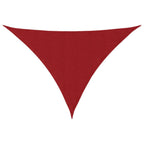 Schaduwdoek driehoekig rood waterdicht oxford stof