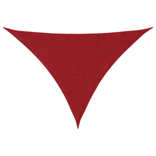Schaduwdoek driehoekig rood waterdicht oxford stof
