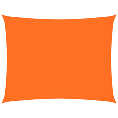 Schaduwdoek rechthoekig oranje waterdicht oxford stof