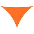 Schaduwdoek driehoekig oranje waterdicht oxford stof