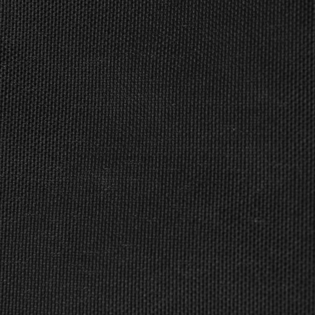 Schaduwdoek trapezium zwart waterdicht oxford stof detail 2