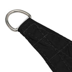 Schaduwdoek trapezium zwart waterdicht oxford stof detail 3