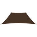 Schaduwdoek trapezium bruin waterdicht oxford stof