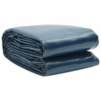 Zwembadfolie solar drijvend 210 cm zwart en blauw