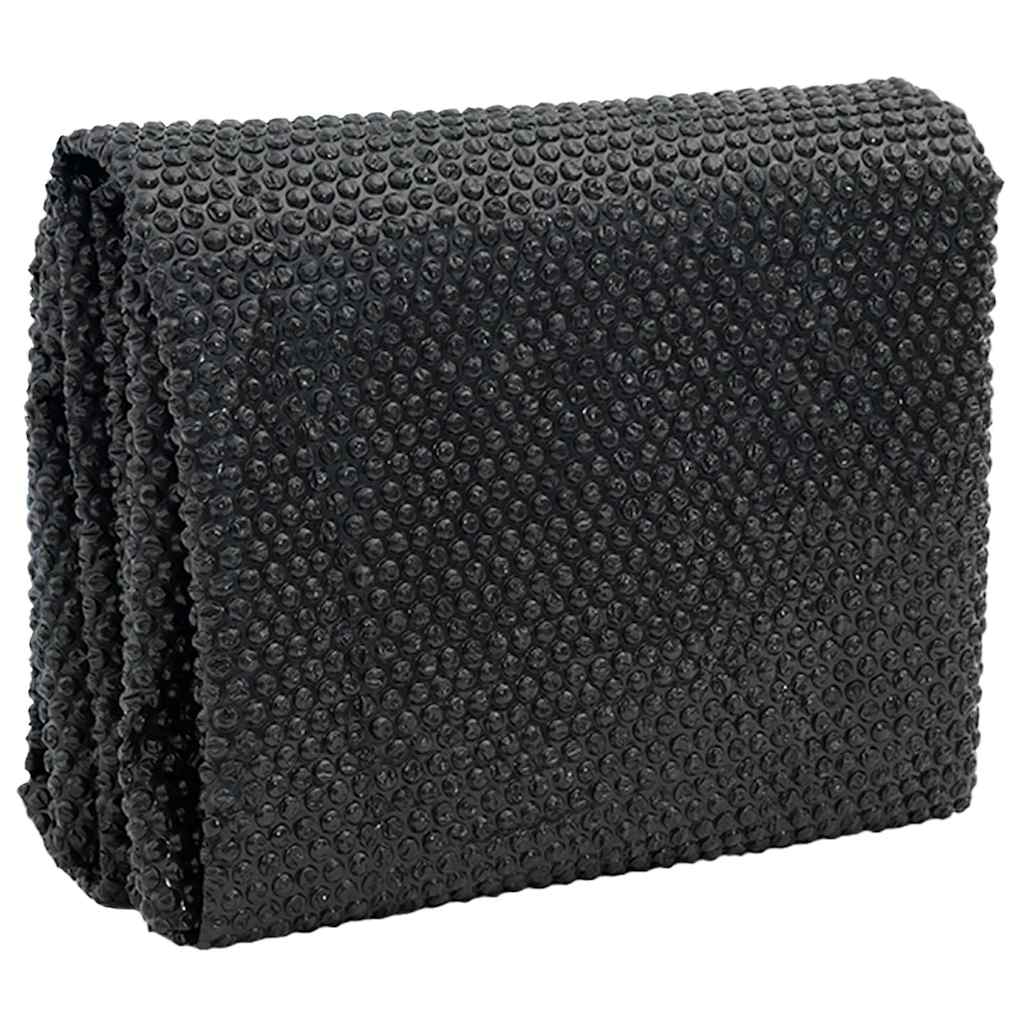Zwembadfolie solar drijvend 210 cm zwart en blauw