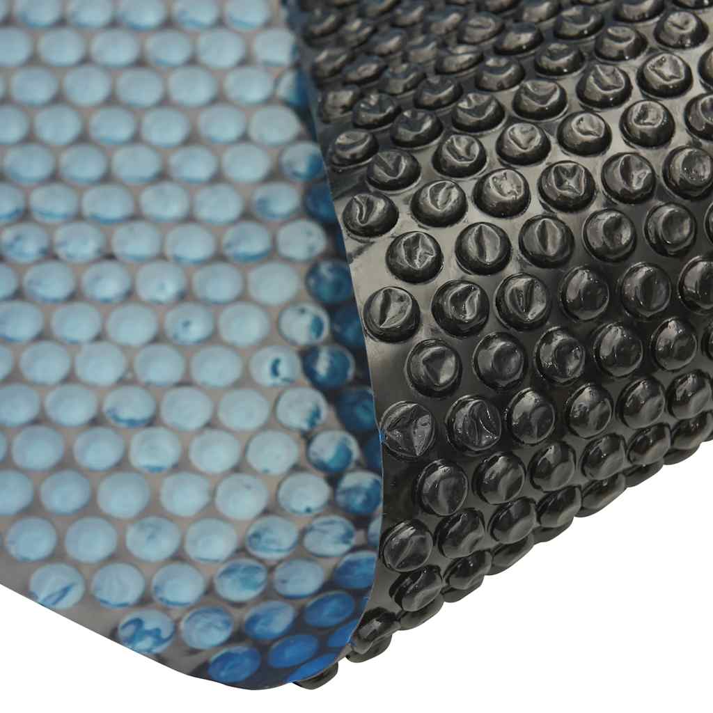 Zwembadfolie solar drijvend 210 cm zwart en blauw