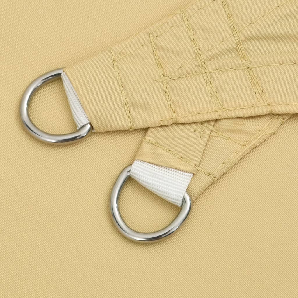 Schaduwdoek vierkant zand waterdicht oxford stof detail 4