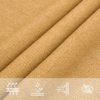 Schaduwdoek vierkant zand waterdoorlatend HDPE 160 g/m² detail 7