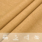 Schaduwdoek rechthoekig zand waterdoorlatend HDPE 160 g/m² detail 7