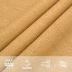 Schaduwdoek driehoekig zand waterdoorlatend HDPE 160 g/m² detail 7