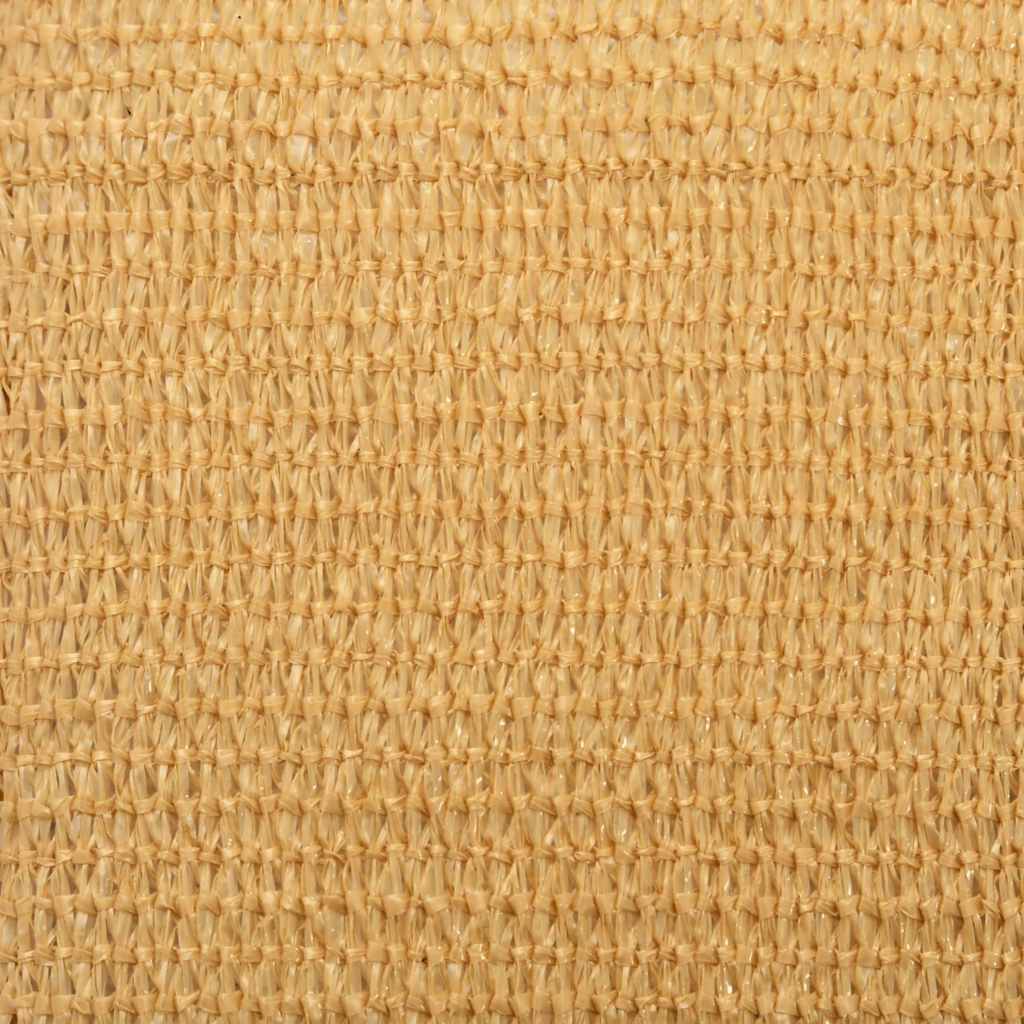 Schaduwdoek driehoekig zand waterdoorlatend HDPE 160 g/m² detail 8