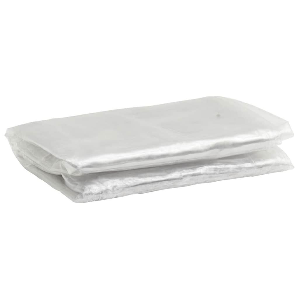 Doorzichtig zeildoek met zeilringen PVC