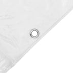 Doorzichtig zeildoek met zeilringen PVC