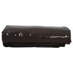 Bruin afdekzeil van 650 g per m² met canvas en PVC-coating