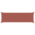Schaduwdoek rechthoekig terracotta waterdicht oxford stof