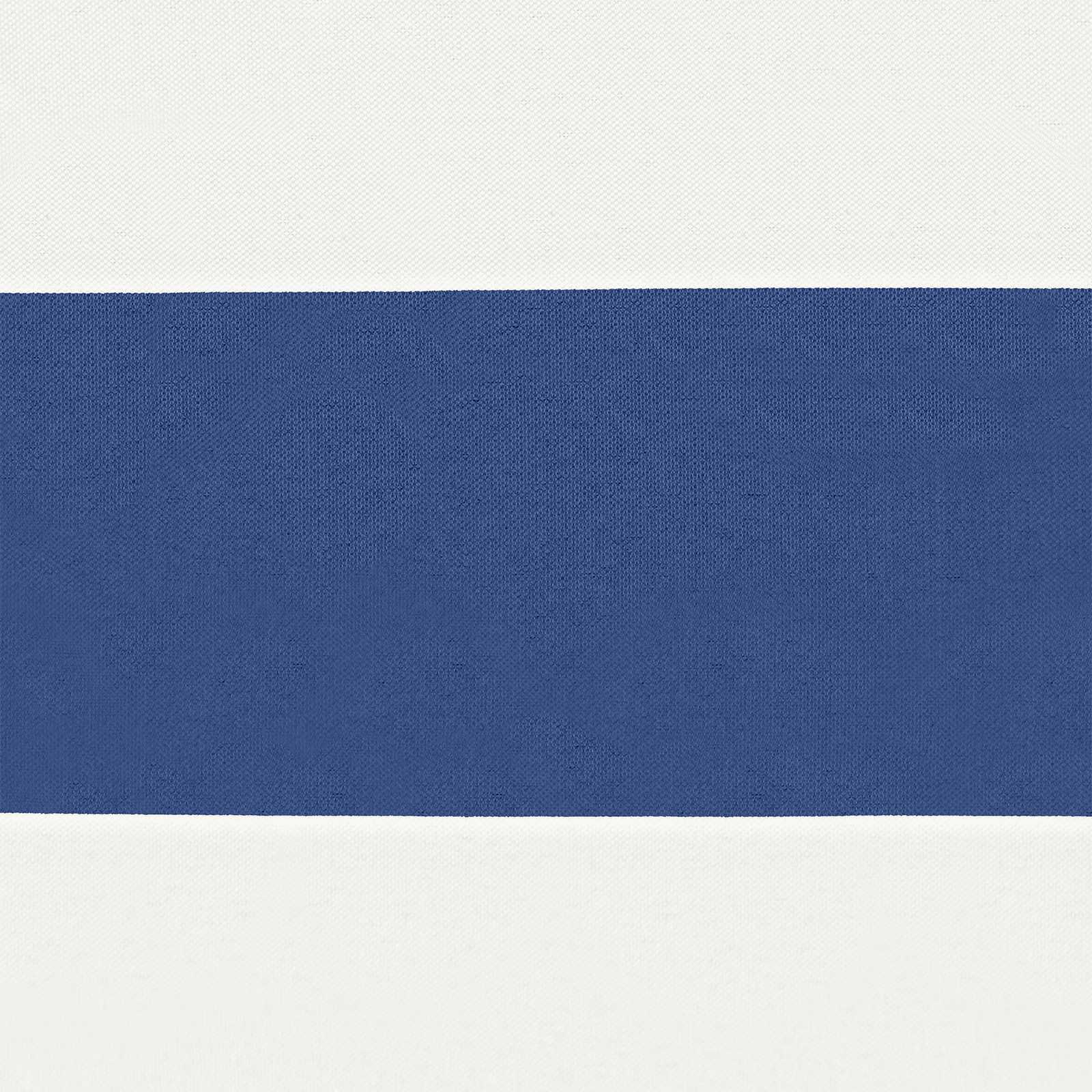 Schaduwdoek driehoekig blauw/wit waterdicht oxford stof detail 8