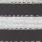 Antraciet/wit driehoekig HDPE schaduwdoek detail 6